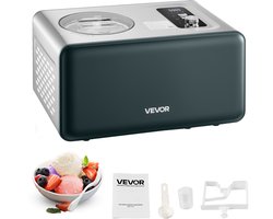 VEVOR Automatische Ijsmachine met Ingebouwde Compressor, Geen Voorvriezen, 1,5 Liter