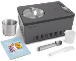 Zelfkoelende IJsmachine en Yoghurtmaker met Groot Reservoir en Digitale Bediening