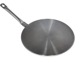 Adapterplaat Metaal 35 x 20 x 36 cm voor Inductiekookplaat - Zilver