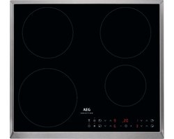 AEG IKB64301XB - Inbouw elektrische kookplaat - Inductiekookplaat - 57.6 cm - Zwart zones 4 zone(s)