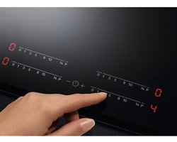 AEG IKE84445XB kookplaat Zwart, Roestvrijstaal Ingebouwd 80 cm Inductiekookplaat zones 4 zone(s)