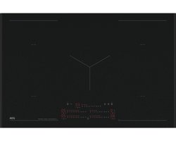 AEG NIK85M00AZ 80cm - 5 Zone Inductie Kookplaat - MultipleBridge - Mat Zwart