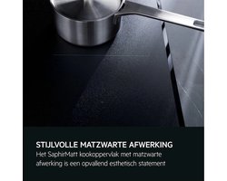 AEG TII84B00FZ inductie kookplaat | 80 cm | SaphirMatt