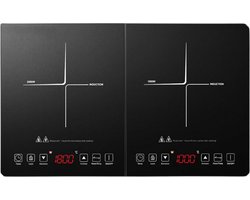 ApexArte® Inductie Kookplaat Vrijstaand - Elektrische Kookplaat 2 Pits - Keramische