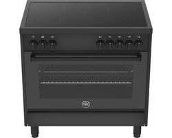 Bertazzoni MPL95I1ETBK - inductie fornuis 90cm - zwart - 5 jaar garantie - 5 zones
