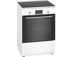 Bosch HLN39A020 - Serie 4 - Fornuis - Vrijstaand inductiefornuis - 3D Hetelucht: gelijkmatige luchtverdeling - Wit