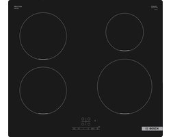 Bosch PUE611BB5D - Serie 4 - Inbouw Inductiekookplaat - 60 cm - Power Boost: tot wel 35% meer vermogen - Touch Select: selecteer makkelijk je gewenste kookzone en vermogensstand
