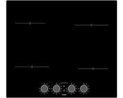CENDO KR943F2DK - Inductie Kookplaat - Inbouw - 60 cm -Draaiknoppen - 2 Fasen