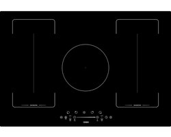CENDO KR98FI2TS - Flex Inductie Kookplaat - 80 cm - 5 zones - 2 koppelbare FlexZones - Booster - Facet geslepen