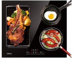 CIARRA CBBIH4BF-OW - Inbouw Inductiekookplaat met 4 zones, met Power Booster en FlexZone, touch-bediening, 9 standen, 7200 W