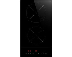 CLVP® Inductie Kookplaat Vrijstaand - Elektrische Kookplaat 2 Pits - Keramische - Zwart