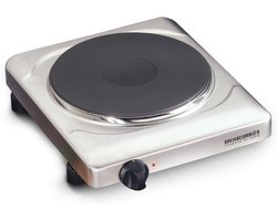 Duurzame Extra Grote - Krachtige Professionele Gietijzeren Kookplaat 220mm Ø - 2000W