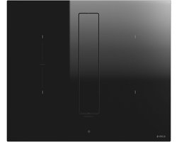 Elica NikolaTesla FIT BL/A/72 – Inductiekookplaat met geïntegreerde afzuiging – 72 cm – Inbouw – Geschikt voor 60 cm kast – Zwart glas