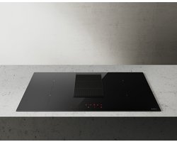 Elica NikolaTesla Prime S Prime BL/A/83 Zwart Ingebouwd 83 cm Inductiekookplaat zones 4 zone(s) met Geïntegreerde Afzuiging (Luchtafvoer)