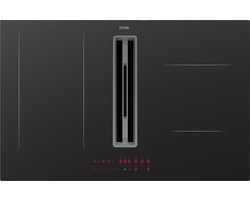 ETNA AKI580ZT Inductiekookplaat met Geïntegreerde Afzuiging – 80 cm – 4 Kookzones – Light & Slide Bediening – Boostfunctie – Recirculatie of Luchtafvoer – Inbouwmaat 750x490 mm – A+ Energielabel