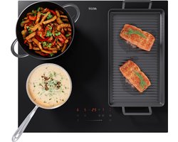 ETNA KIF360ZT - Inductiekookplaat (60 cm) - Koppelbare flexzones - 4 kookzones - Centrale slider - Kinderslot