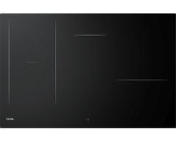 ETNA KIF6480ZT - Performance Inductiekookplaat met koppelbare flexzones - Zwart - 80 cm breed - 1 of 2-fasen - sliderbediening, boostfunctie en timer per zone - pandetectie- en panverplaatsfunctie - ConnectLife