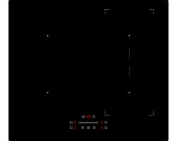 Exquisit EKI624-30 - Inbouw Inductiekookplaat - Met Bridge Functie - 4 Kookzones - Slide Control - 1 en 2 Fasen
