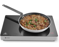 HENDI Inductie warmhoudplaat – keramisch glas – digitaal display – 455x333x65 mm – 230V/800W