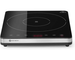 HENDI Inductiekookplaat – ultradun ontwerp – keramisch glas – aanraakbediening – 2000W – 230V