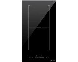 Inbouw inductiedomino - OCEANIC - OCEATI2Z2BF - Flex 2 branders - 3600 W - Zwart