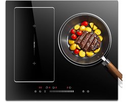 Inductiekookplaat 3 Platen - Vrijstaand - Energiezuinig - Compact Design Voor Keuken En Appartement