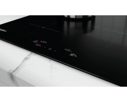 inductiekookplaat 60cm 3 pits 7200w zwart - whirlpool - wsq1160ne
