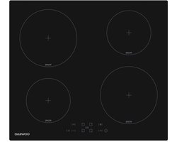 Inductiekookplaat - DAEWOO - 4 branders - 60 cm - BH6ITF37BNM - Zwart