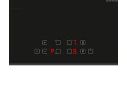 Inventum IKI6030 - Inbouw inductie kookplaat - 60 cm - 4 kookzones - 1- of 2-fase - Randloos - Zwart