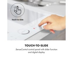 Klarstein Delicatessa 60 Inductiekookplaat - 4 Zones - 7000W - Timer - Wit