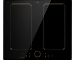 Klarstein Victoria 4 Flex Inductiekookplaat - Flexzonetechniek - Inbouwkookplaat - 59 Cm - 4 Zones / 2 Flexvelden - 7400 Watt - Booster - Temperatuuropslag - Timer - Glaskeramisch Oppervlak - Energiezuinig Koken - ThermaRecall Functie - Zwart