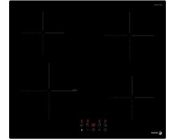 Kookplaat - FAGOR - FTI468 - 59 cm - 4 inductiepitten - Zwart glas