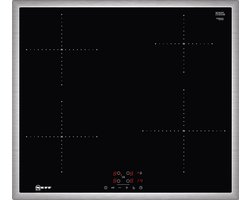 Neff T36BB40N1 kookplaat Zwart, Roestvrijstaal Ingebouwd Inductiekookplaat zones 4 zone(s)