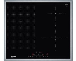 Neff T56BD50N0 - inductiekookplaat - Ingebouwd - Roestvrijstaal - 4 zones