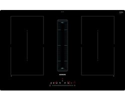 Siemens iQ500 ED811FQ15E kookplaat Zwart Ingebouwd 80 cm Inductiekookplaat zones 4 zone(s) Inbouw afzuigkap