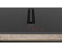 Siemens iQ500 ED851HQ26E kookplaat Zwart Ingebouwd 80 cm Inductiekookplaat zones 4 zone(s) Inbouw afzuigkap