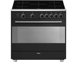 SMEG BG91IAN2 - Inductiefornuis - 90 cm - 5 zones - Antraciet