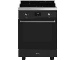 SMEG C6IMMBT2 - Inductiefornuis - 60 cm - Mat Zwart