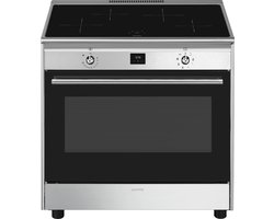 SMEG CG90CIXT - Inductie fornuis - 90 cm - 4 kookzones - RVS