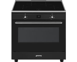 SMEG CG90IANT9 - Inductie fornuis - 90 cm - Antraciet