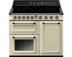 Smeg CUISINIARE TR103IP2 Range-fornuis Inductiekookplaat zones Crème A