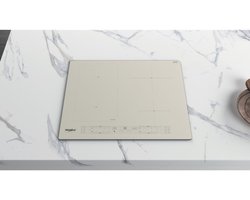 Whirlpool WLB6860NE/S - Inbouw elektrische kookplaat | 59 cm | Beige | 4-pits | FlexiCook | 6th Sense