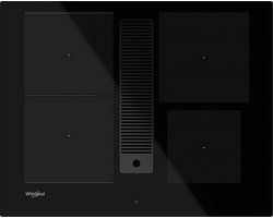 Whirlpool WVH 1065B Zwart Ingebouwd 65 cm Inductiekookplaat zones 4 zone(s) Inbouw afzuigkap