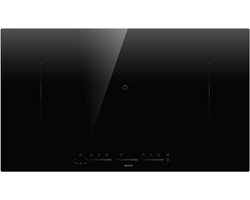 Wiggo WH-B935IRS(B) – Inbouw Inductiekookplaat – 90 cm – 5+2 kookzones met bridgefunctie – 7600W – 9 standen slide control – Boostfunctie – Touch Control – Timer – Kinderslot – 5 jaar garantie – 2 of 3 fase zonder stekker – Zwart Kristalglas