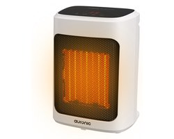 Auronic Ventilatorkachel - 2000W – Keramische Kachel met Instelbare Thermostaat en Timer - 3 Warmtestanden - Elektrische kachel - Draagbaar – Wit
