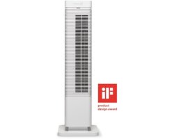 Clean Air Optima® CA-904W - 2in1 Design Ventilator Elektrische Kachel - Verwarmen en Koelen - Stoffilter - Draaicirkel (oscillatie): 80º - Digitale thermostaat instelbaar 15-35°C