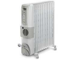 De’Longhi KH 771230V electrische verwarming Binnen Wit 3000 W Olie elektrisch verwarmingstoestel