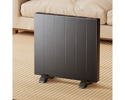 EMKE Elektrische Convectorkachel - 1000W - Slimme Bediening via LCD Touch & APP met Timer - Elektrische Verwarming - Vrijstaand/Wandmontage