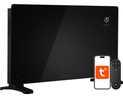 Evolar Elektrische Kachel - 2500 Watt - 30m2 - WiFi - Convectorkachel - Thermostaat & Timer - 3 standen - Verwarmingspaneel - Paneelverwarming - EVO-GPH25BW