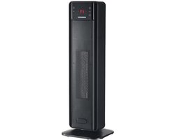 Heinner Elektrische Keramische Ventilatorkachel – 2000W Heater – 2 Standen – Oscillatie – LED Display – Oververhittingsbeveiliging – Zwart